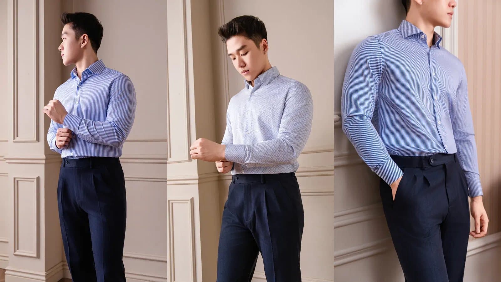 Cổ áo sơ mi nam: cutaway, spread, cổ đức hay button-down?