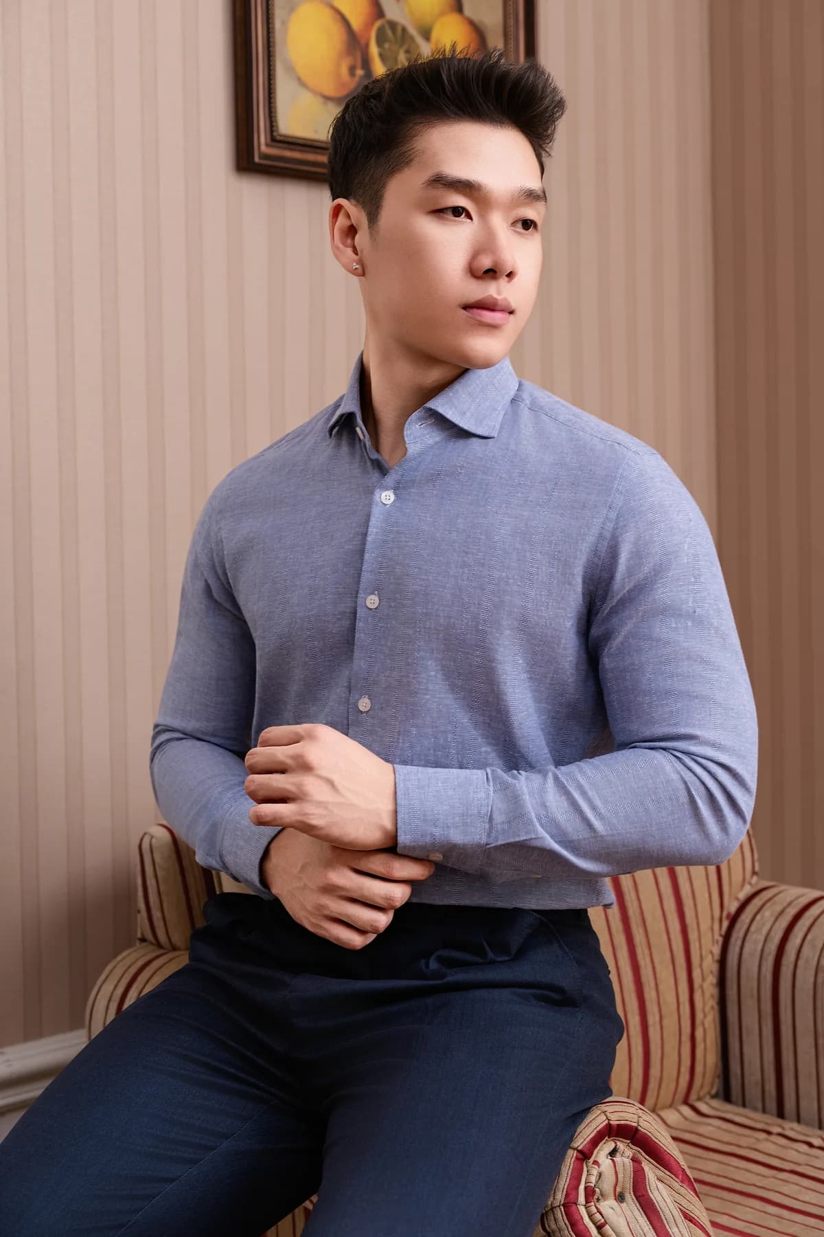 Sơ mi Oxford xanh — chi tiết, Lookbook Sơ mi mới về REMMY