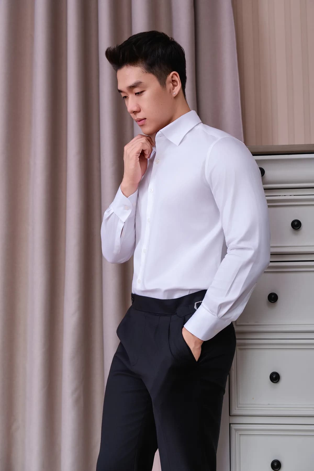 Sơ mi Trắng trơn — ảnh chính, Lookbook Sơ mi mới về REMMY